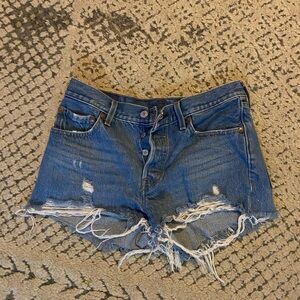 501 Levi Denim Shorts